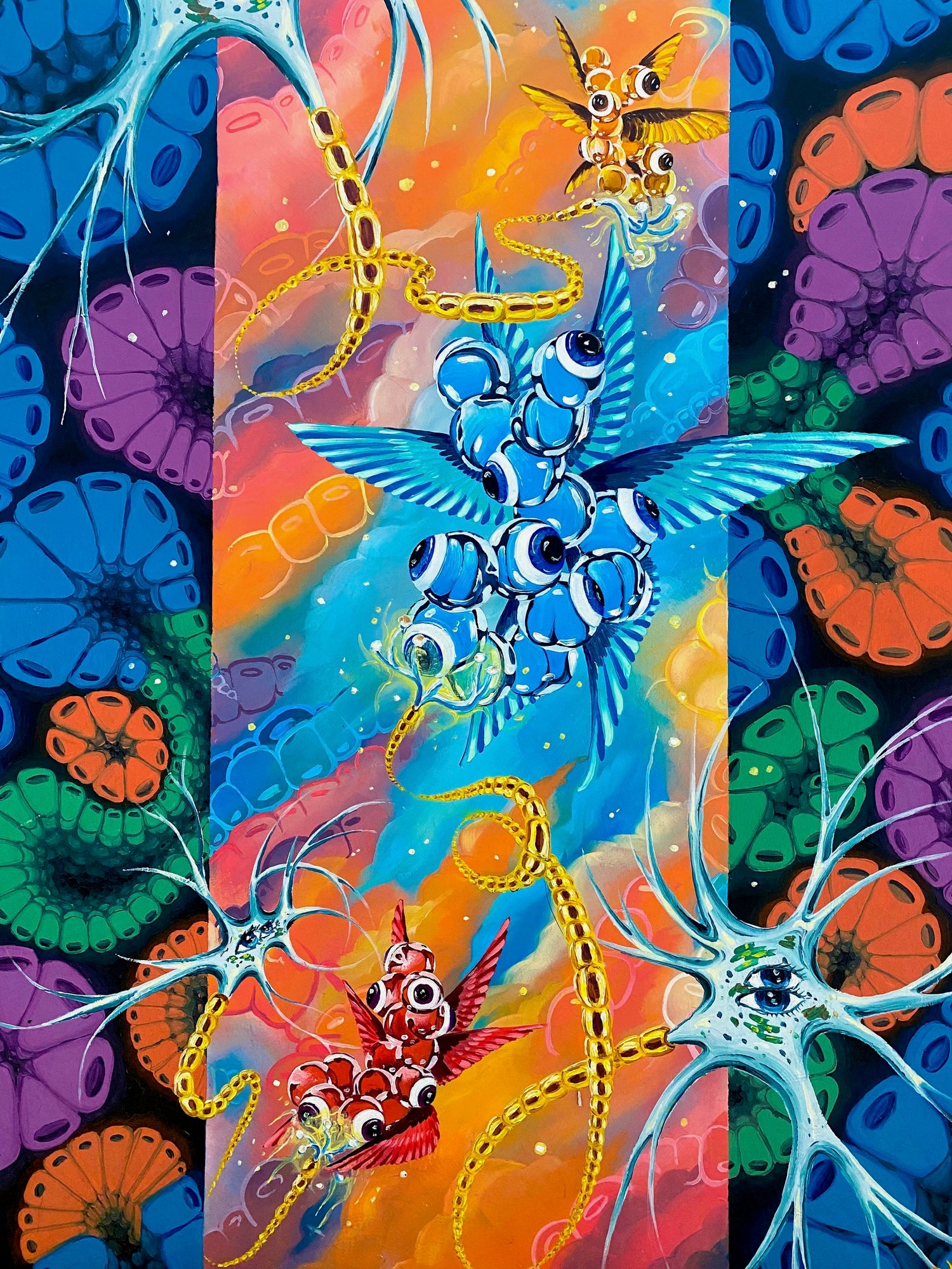 "Devine Molecules of Truth" | Print | 12"x16"