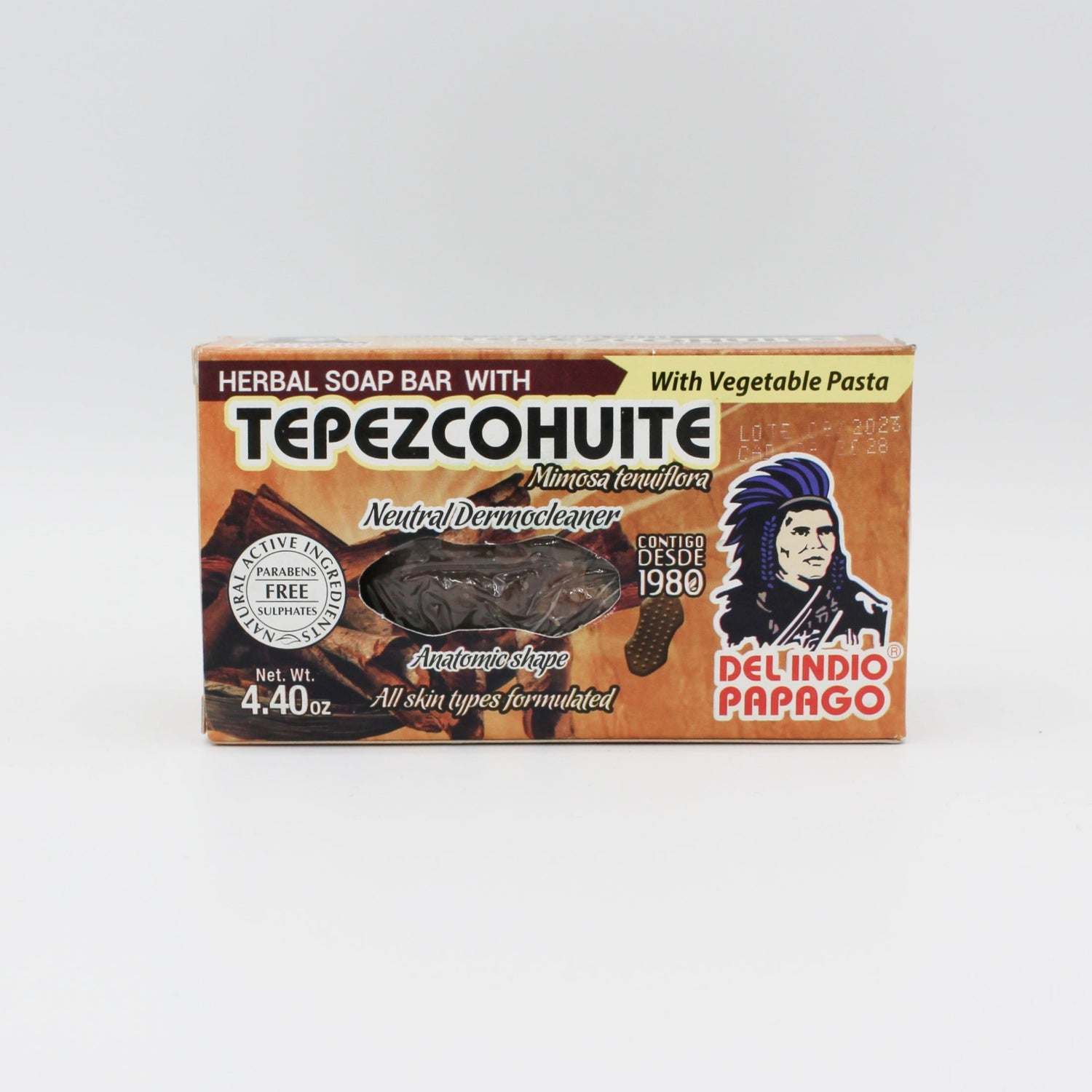 Del Indio Papago Tepezcohuite Soap Bar | 4.4oz