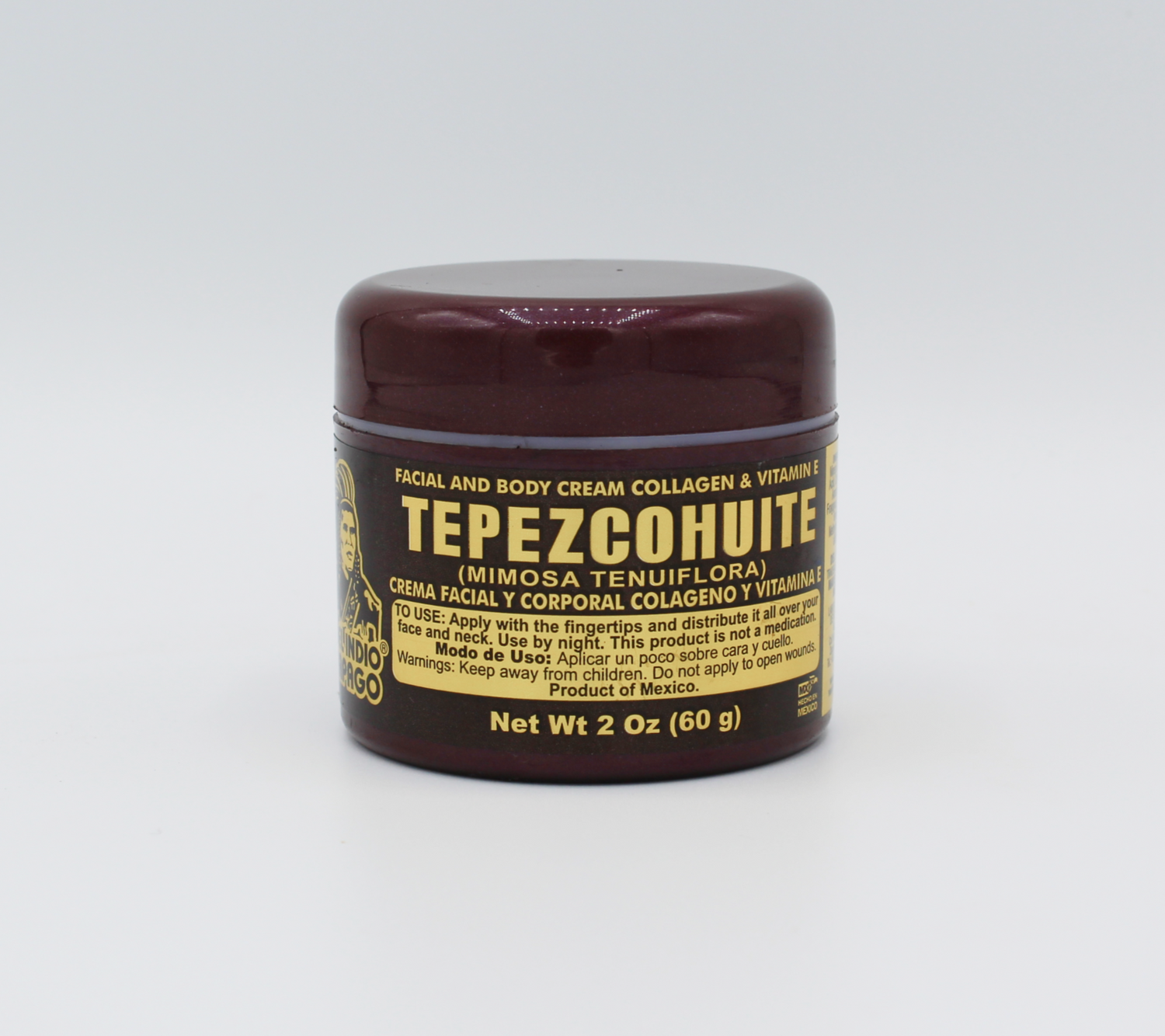 Del Indio Papago | Tepezcohuite Facial &amp; Body Night Cream | 60g