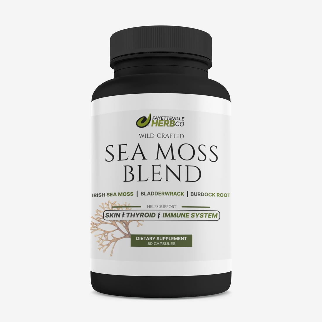Irish Sea Moss | Bladderwrack  | Burdock Root Capsules | Dr. Sebi Inspired Super-Food