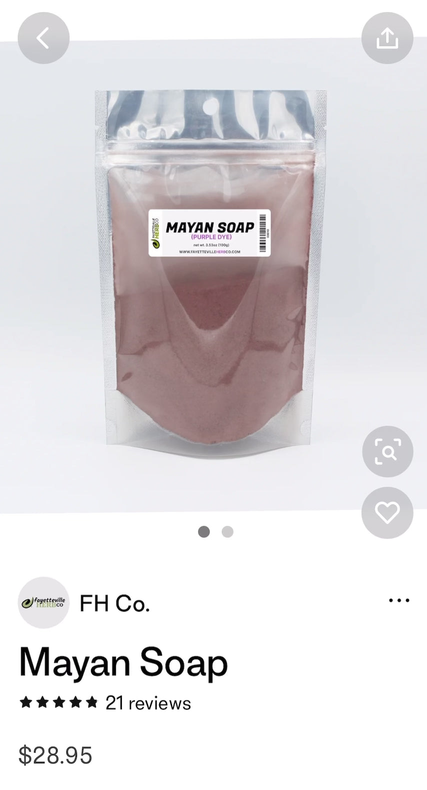 Mayan Soap